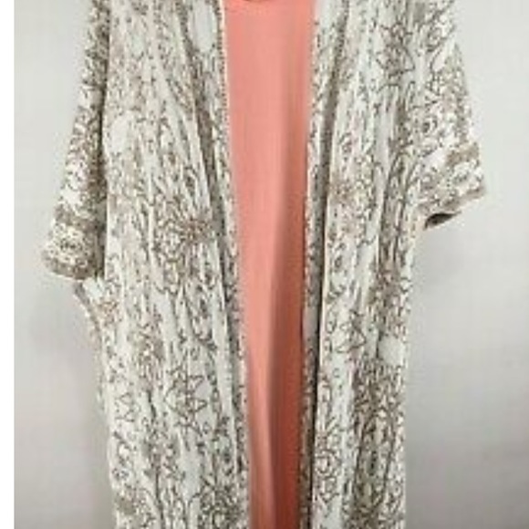 ISO Melissa McCarthy Seven7 White & Gold w/fringe - Picture 2 of 2